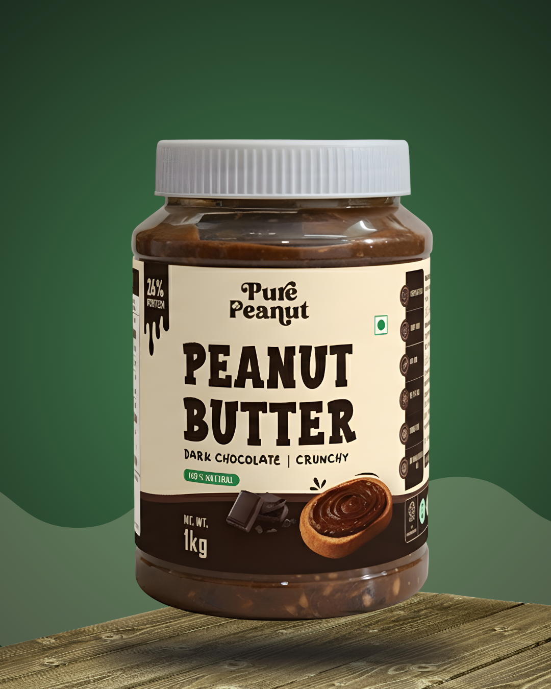 High Protein Dark Chocolate Peanut Butter 1kg