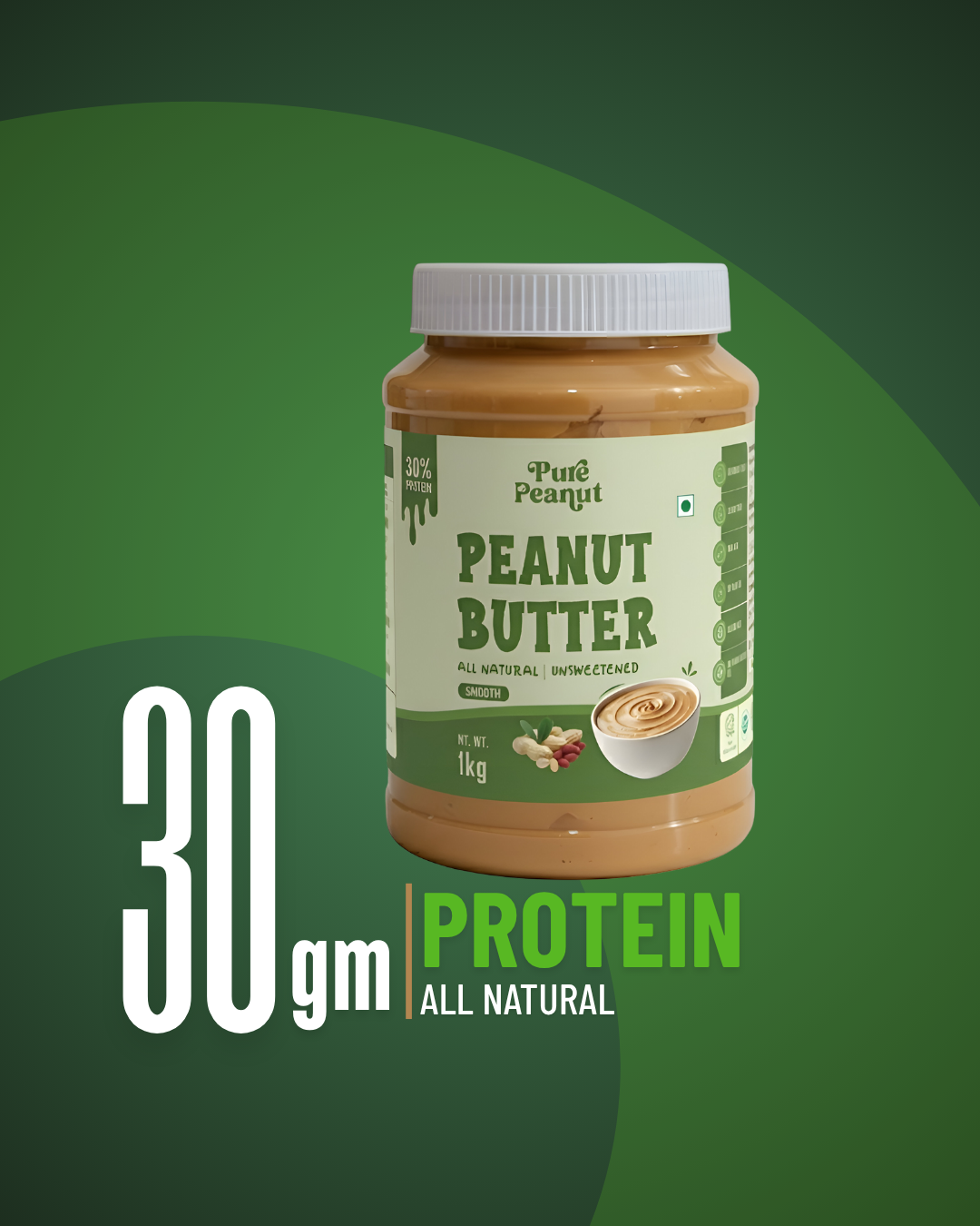 All Natural Peanut Butter 1kg
