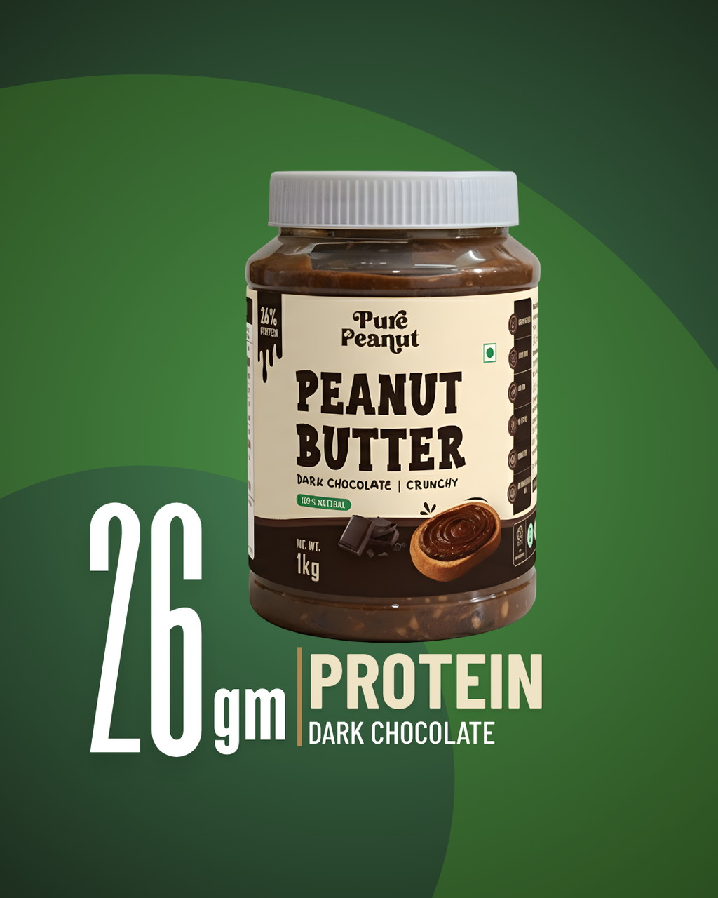 Gym Starter Combo  All Natural + Dark Chocolate Peanut Butter
