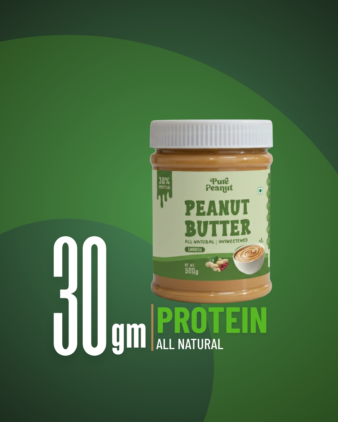 All Natural Peanut Butter 500gm
