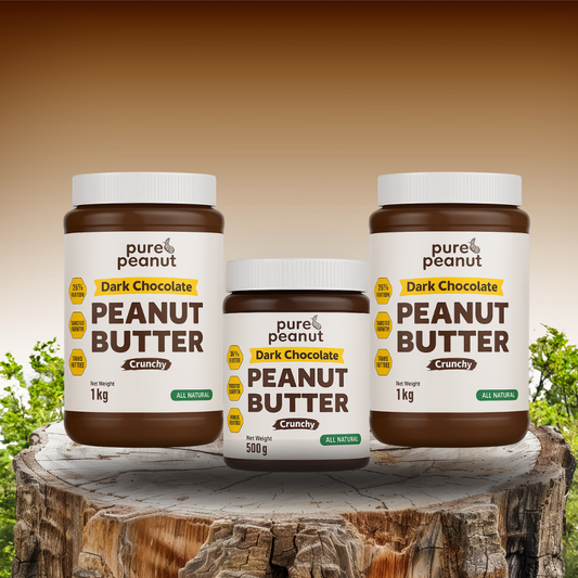 High Protein Dark Chocolate Peanut Butter Combo Pack Of 3