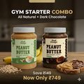 Gym Starter Combo  All Natural + Dark Chocolate Peanut Butter