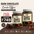 Dark Chocolate Peanut Butter Combo (2 x 1kg) Crunchy